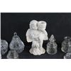 Image 8 : Glass Coasters. Jewelry Dishes, Perfume Bottles and Ceramic Angel Candle Holder