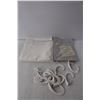 Image 2 : Vileda Telescopic Mop 53" Tall, (2) Shower Curtains with Hooks and Drapery Hooks
