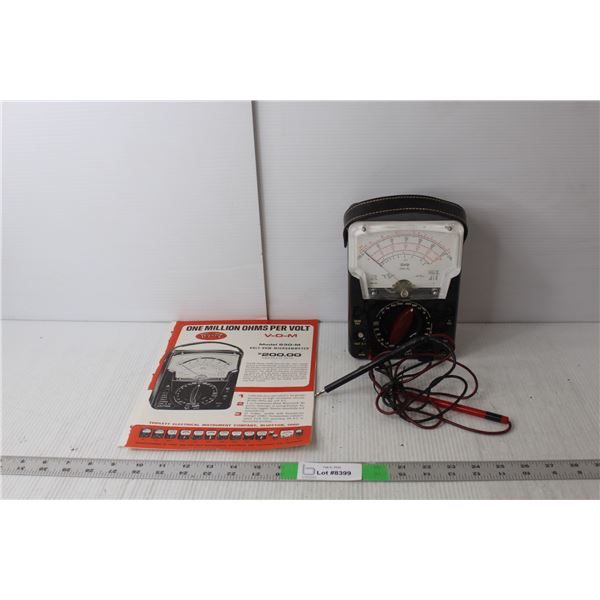 Triplet Meter with Manual- Untested