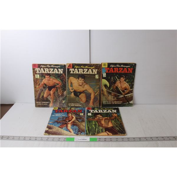 (5) Vintage Edgar Rice Burroughs' Tarzan Comics