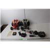 Image 1 : (2) Turbo Tantrum Race cars with Remotes (Need Batteries), Car Battery & Charger (Powers On)