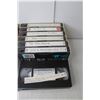 Image 2 : (15) VHS Taped Movies- Rear Window, Star Trek III, War & Remembrance, Misc., (5) Music Cassettes