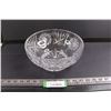 Image 1 : Pinwheel Crystal Bowl 9.5" Dia 4.5" Tall