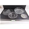 Image 1 : (4) Fancy Glass Serving Dishes