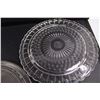 Image 4 : (3) Fancy Glass Serving Platters - Largest 12" Dia