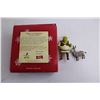 Image 3 : (2) Hallmark Christmas Tree Ornaments ("Dumbo's First Flight" & "Shrek & Donkey") NIB