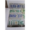 Image 2 : (12) Vehicle License Plates - Sask, Ontario - Oldest 1974