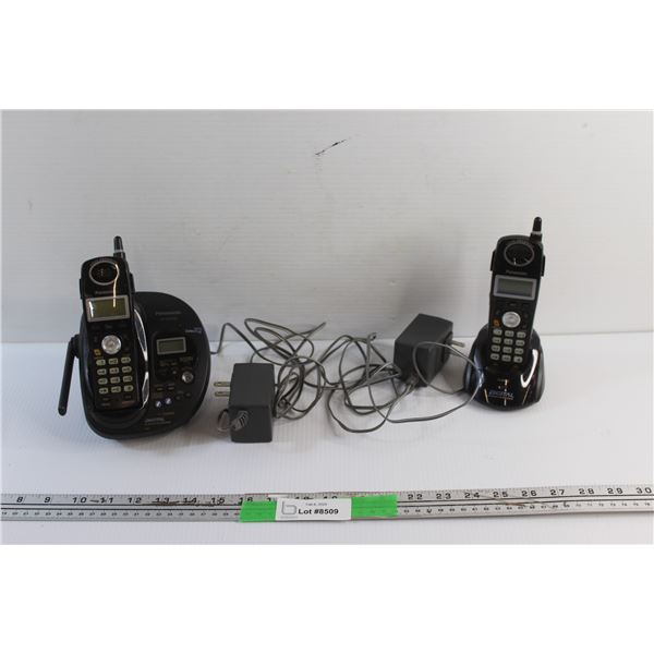 (2) Panasonic Portable Telephones and Charging Stations - Tested
