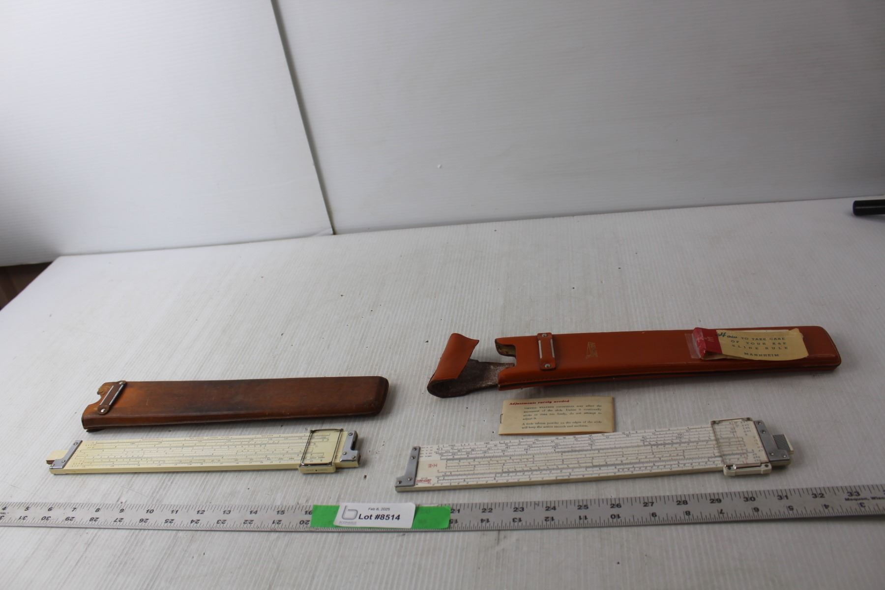 (2) K & E Engineering Slides- 4080-3 (Glass Missing) & Decilon 10 ...