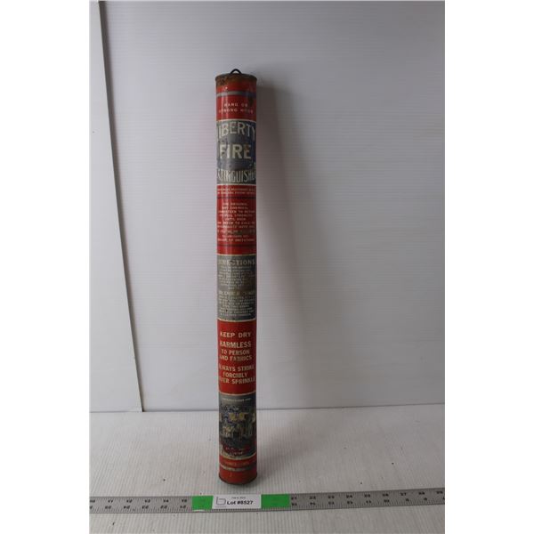 Vintage Liberty Fire Extinguisher- 22.5" Tall