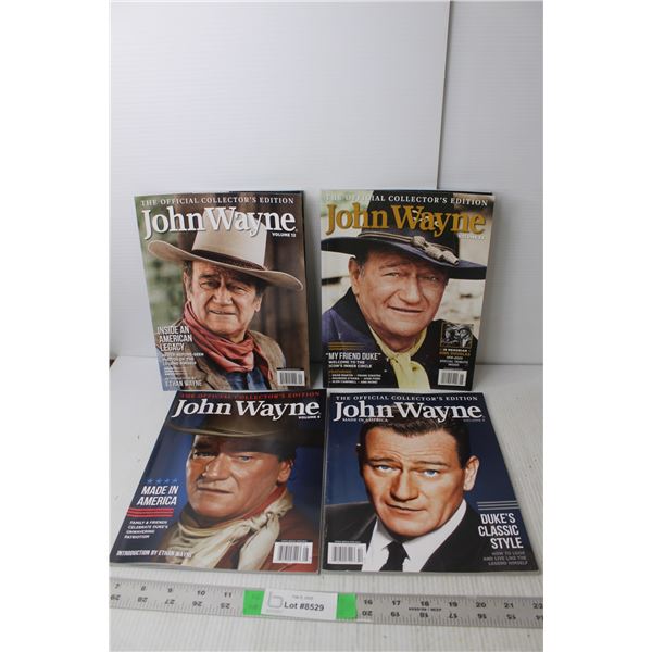 (4) John Wayne Collector's Edition Magazines
