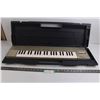 Image 1 : Yamaha Portasound Model MP1 Keyboard with Carry Case - Untested