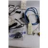 Image 3 : Assorted Electrical and Electronic Cables, Power Bar with Timer - Powers On