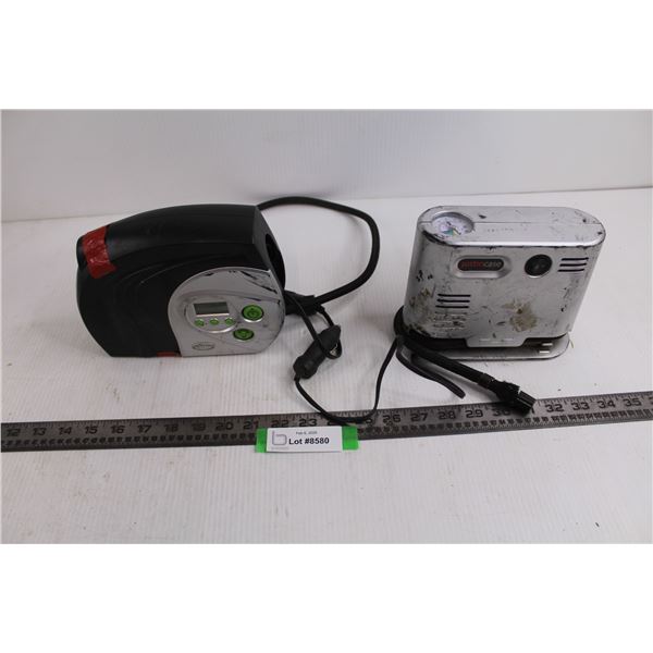 (2) Roadside Air Compressors (Justin Case, Slime) - Untested - As is