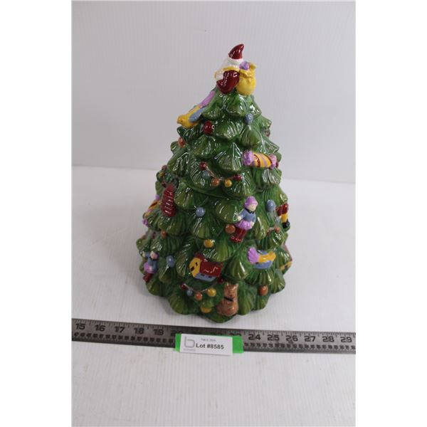 Spode Christmas Tree Cookie Jar 13" Tall