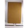 Image 1 : Wood Framed Cork Bulletin Board 35" x 23" with Tacks Collection