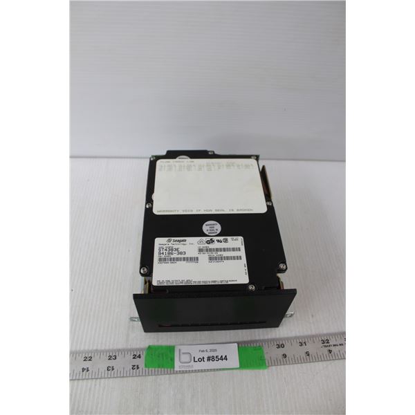 Seagate Vintage USA Made Hard Drive, 1980s, As Is Approx. 8.25" x 6"