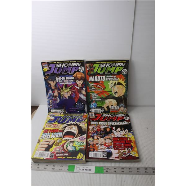 (4) Black & White Shonen Jump Comics #1-4, 2011