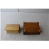 Image 2 : (2) Wood Storage Boxes- Italy & Cuba , Up to 2.5" Tall x 7" Long x 5.25" Wide
