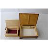 Image 3 : (2) Wood Storage Boxes- Italy & Cuba , Up to 2.5" Tall x 7" Long x 5.25" Wide