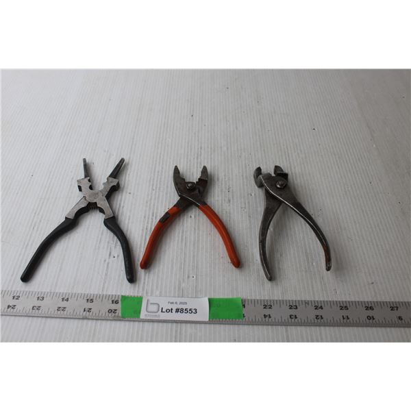 (3) Vintage Pliers