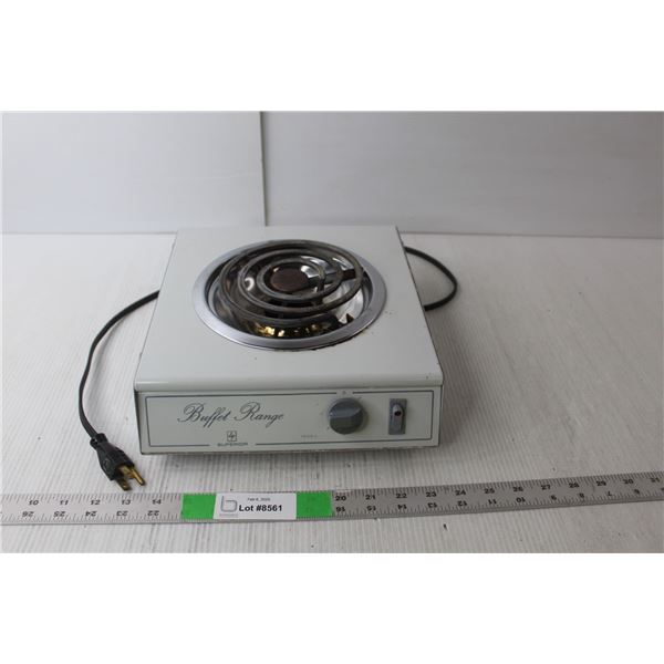 Superior Buffet Range Single Burner Hot Plate, Powers On, As Is