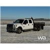 Image 1 : 2016 FORD F350 XLT CREW CAB FLATBED TRUCK