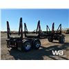 Image 4 : 2008 PEERLESS 37 FT. SHORT WOOD LOG TRAILER