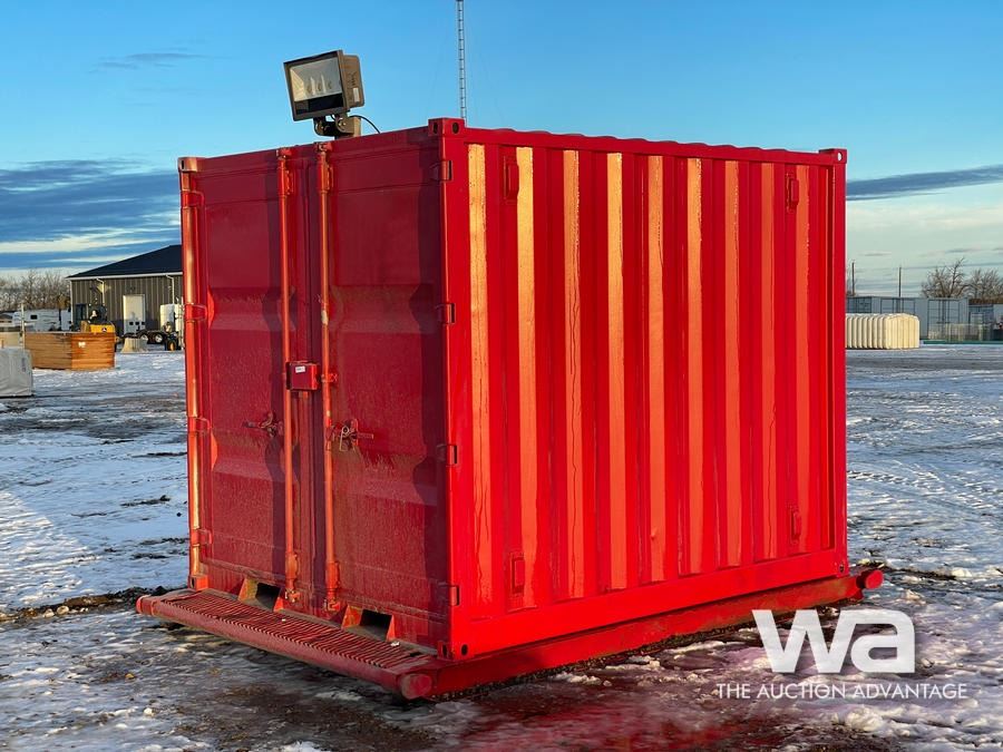 9 X 8 FT. SHIPPING CONTAINER - Weaver Bros. Auctions Ltd.