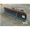 Image 1 : TMG HYD. ANGLE 7 FT SKID STEER DOZER BLADE