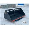 Image 2 : TMG 84 IN. SKID STEER SNOW/MULCH BUCKET