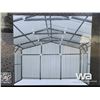 Image 7 : TMG 16 X 24 FT. METAL SHED W/ DOUBLE FRONT DOORS
