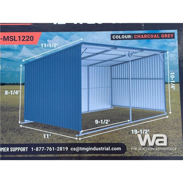 TMG 12 X 20 FT. METAL LIVESTOCK SHED