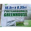 Image 8 : 16.5 X 8.35 FT. POLYCARBONATE GREENHOUSE