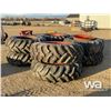 Image 4 : (8) 20.8 34R GOODYEAR DYNATORQUE TRACTOR TIRES