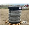 Image 1 : (5) KAPSEN 11R24.5 16PR TRUCK TIRES & RIMS