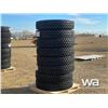 Image 2 : (8) KAPSEN 11R24.5 16PR TRUCK TIRES