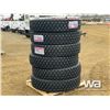 Image 4 : (6) KAPSEN 11R24.5 16PR TRUCK TIRES