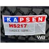 Image 7 : (4) KAPSEN 11R24.5 16PR TRUCK TIRES