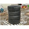 Image 2 : (4) GENERAL GRABBERS AT LT285/60 R20 STUDDED TIRES