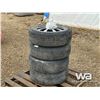 Image 1 : (4) MICHELIN 215/65R17 TIRES & RIMS
