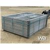 Image 2 : (50) 8 X 6 FT. SITE FENCE PANELS