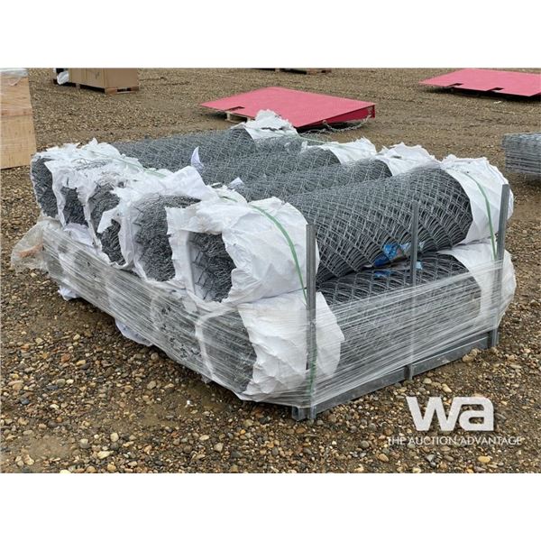 (10) ROLLS OF 50 X 5 FT. CHAINLINK FENCE