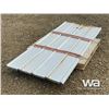 Image 2 : (40) 7.5 FT. STEEL SHEETS