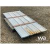Image 3 : (40) 7.5 FT. STEEL SHEETS