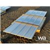 Image 4 : (40) 7.5 FT. STEEL SHEETS
