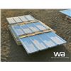 Image 3 : (40) 7.5 FT. STEEL SHEETS
