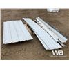 Image 1 : (12) SHEETS OF TIN & MISC. ROOF SUPPLIES