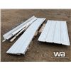 Image 2 : (12) SHEETS OF TIN & MISC. ROOF SUPPLIES