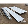 Image 3 : (12) SHEETS OF TIN & MISC. ROOF SUPPLIES